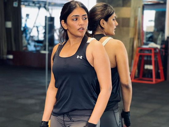 Stellar Poses Of Eesha Rebba In Gymwear